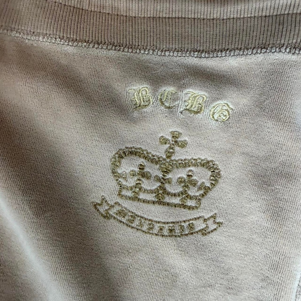 Y2K BCBG Velour Capri Length Sweat Pants